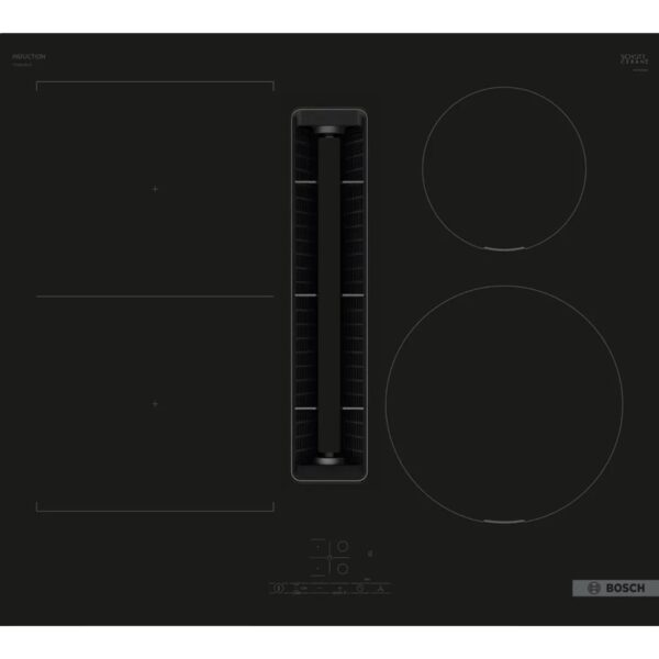 Bosch | PVS611B16E | Induction hob with integrated ventilation system | 60 cm | Number of burners/cooking zones 4 | B | Black | Touch