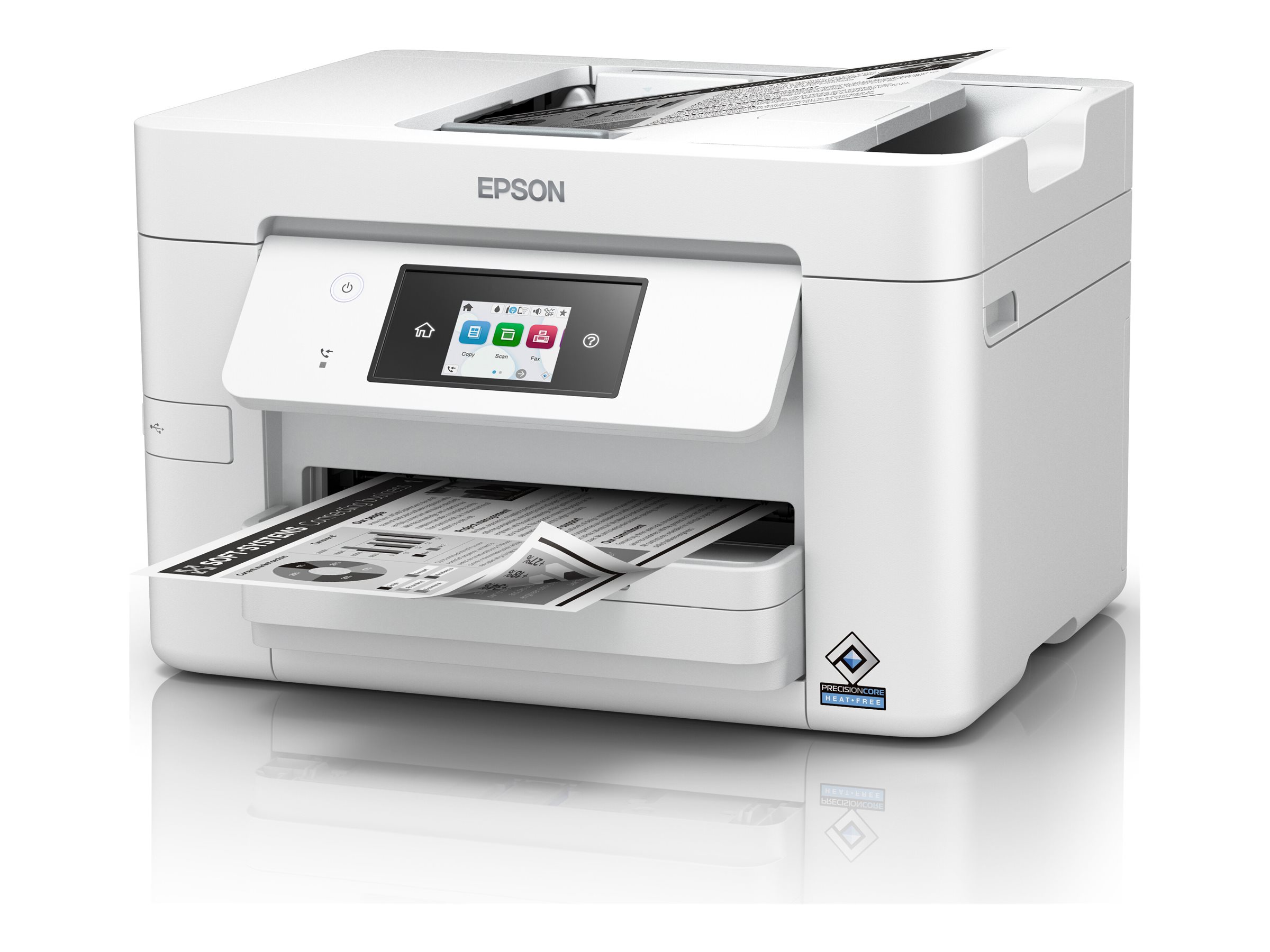 Epson Multifunctional printer | WorkForce Pro WF-M4619DWF | Inkjet | Mono | 4-in-1 | A4 | Wi-Fi | White - Image 2