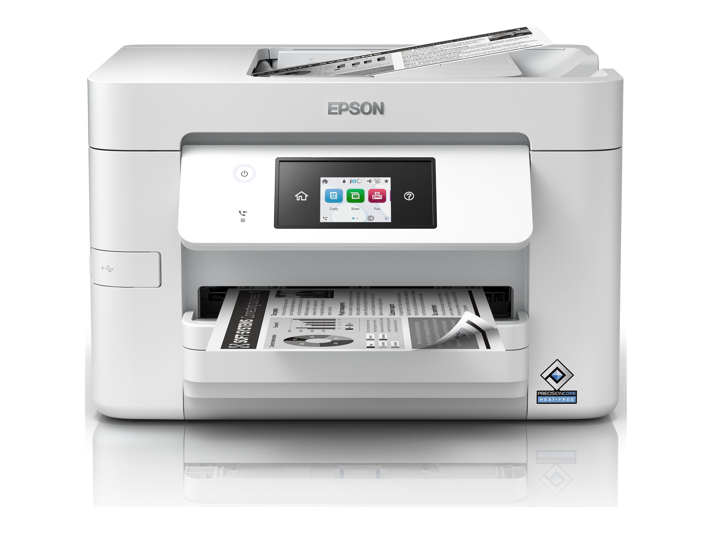 Epson Multifunctional printer | WorkForce Pro WF-M4619DWF | Inkjet | Mono | 4-in-1 | A4 | Wi-Fi | White - Image 3
