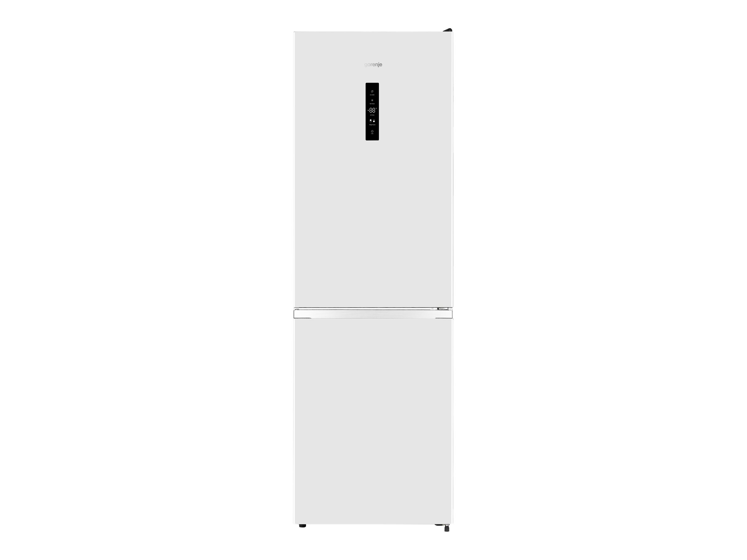 Gorenje N619EAW4 | Energy efficiency class E | Free standing | Combi | Height 186 cm | No Frost system | Fridge net capacity 207 L | Freezer net capacity 97 L | Display | 39 dB | White - Image 2