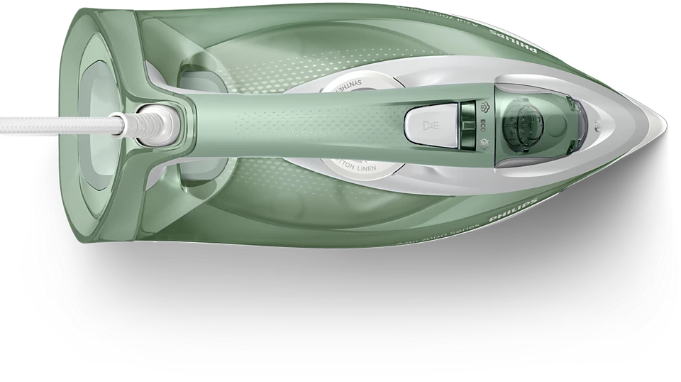 Philips DST7012/70 HV | Steam Iron | 2600 W | Water tank capacity 300 ml | Continuous steam 45 g/min | Steam boost performance 220 g/min | Desert Green/Gray - Image 3
