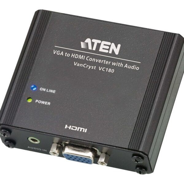 Aten | VGA/Audio to HDMI Converter | VC180-AT-G