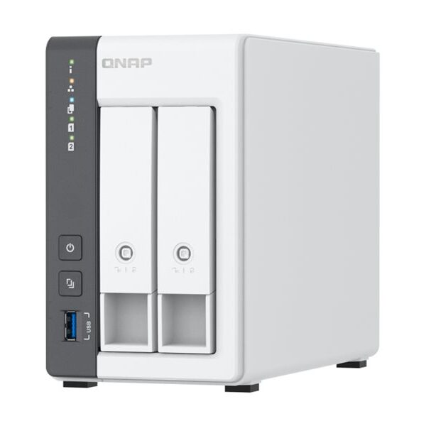 QNAP 2-bay 2.5 GbE NAS with Integrated NPU | TS-216G | ARM 4-core | Cortex-A55 | Processor frequency 2.0 GHz | 4 GB