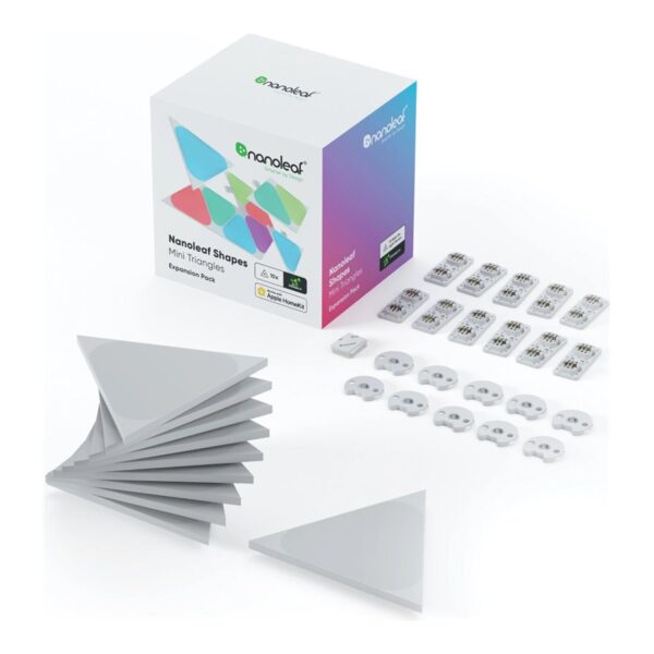 Nanoleaf Shapes Black Mini Triangles Expansion Pack (10 panels)