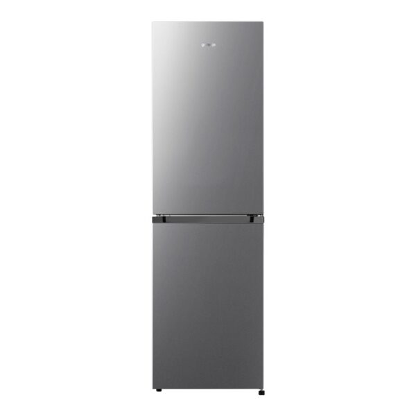 Gorenje Refrigerator | NRK418ECS4 | Energy efficiency class E | Free standing | Combi | Height 182.4 cm | No Frost system | Fridge net capacity 171 L | Freezer net capacity 85 L | 37 dB | Grey