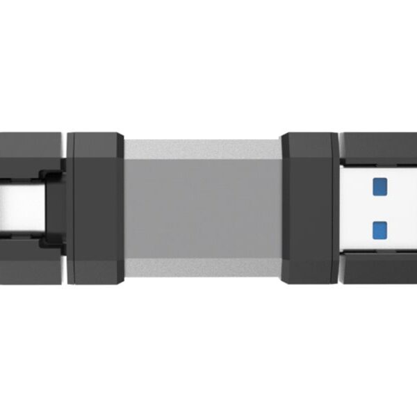 Silicon Power Dual USB Drive | Mobile C51 | 64 GB | USB Type-A and USB Type-C | Silver