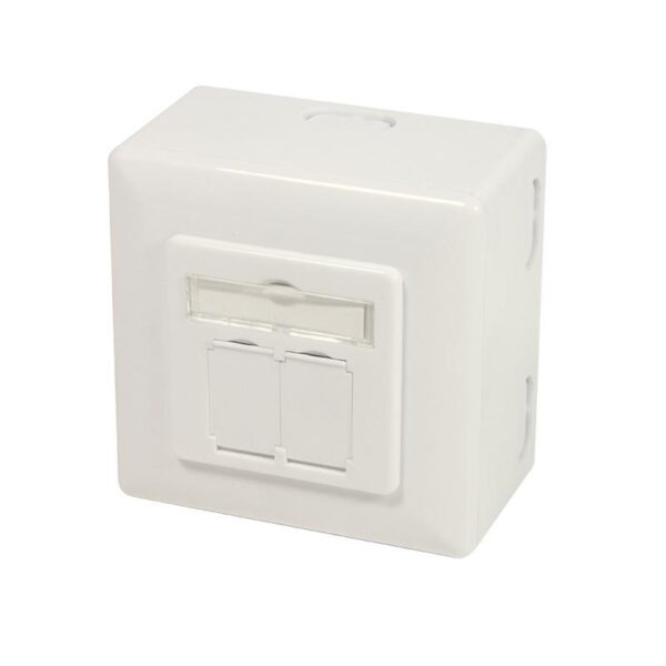Logilink | Cat.6A Wall Outlet STP | NP0124 | White