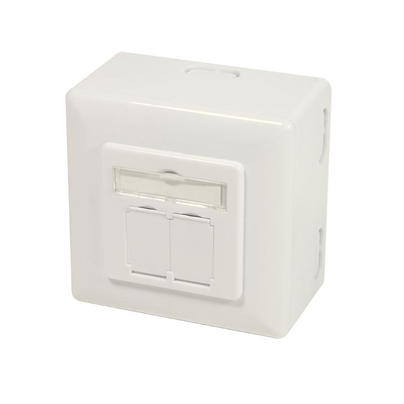 Logilink | Cat.6A Wall Outlet STP | NP0124 | White