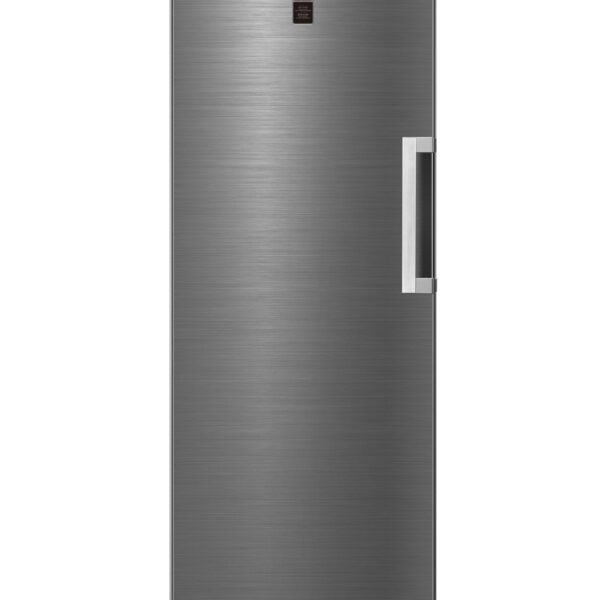 Midea Freezer | MDRU385MTE46 | Energy efficiency E | Upright | Free standing | Height 185 cm | Total net capacity 272 L | No Frost system | Display | Inox