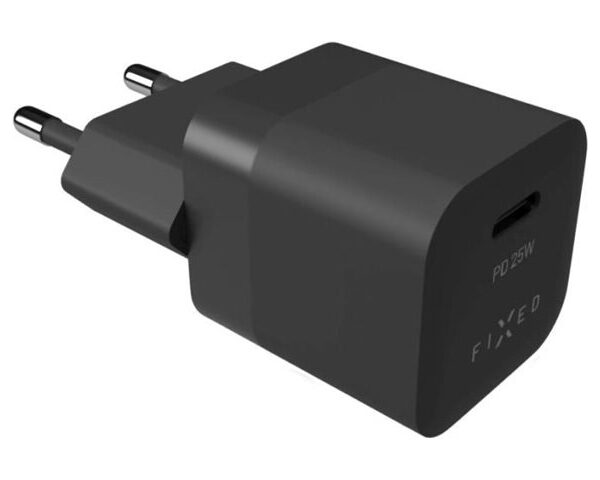 Fixed | Mini USB-C Travel Charger, 25W | FIXC25M-C-BK