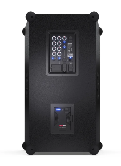 Sharp SumoBox CP-LS200 High Performance Portable Speaker | Sharp | Portable Speaker | SUMOBOX Pro CP-LS200 High Performance | 200 W | Waterproof | Bluetooth | Black | Portable | Wireless connection - Image 7