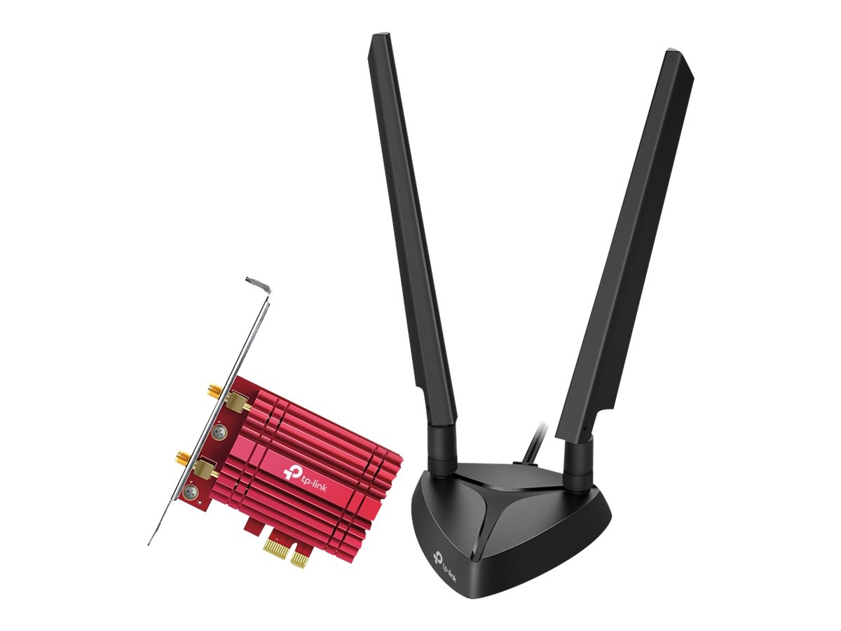 TP-LINK | Archer TXE75E AXE5400 Tri-Band Wi-Fi 6E Bluetooth PCI Express Adapter
