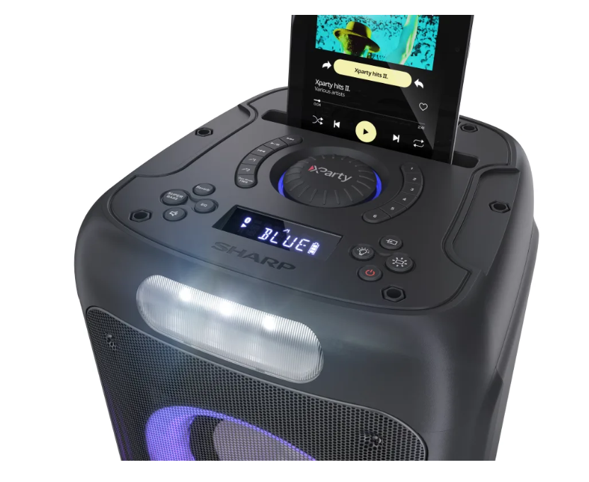 Sharp PS-949 Party Speaker with Built-in Battery | Sharp | Party Speaker | PS-949 XParty Street Beat | 132 W | Waterproof | Bluetooth | Black | Portable | Wireless connection - Image 21