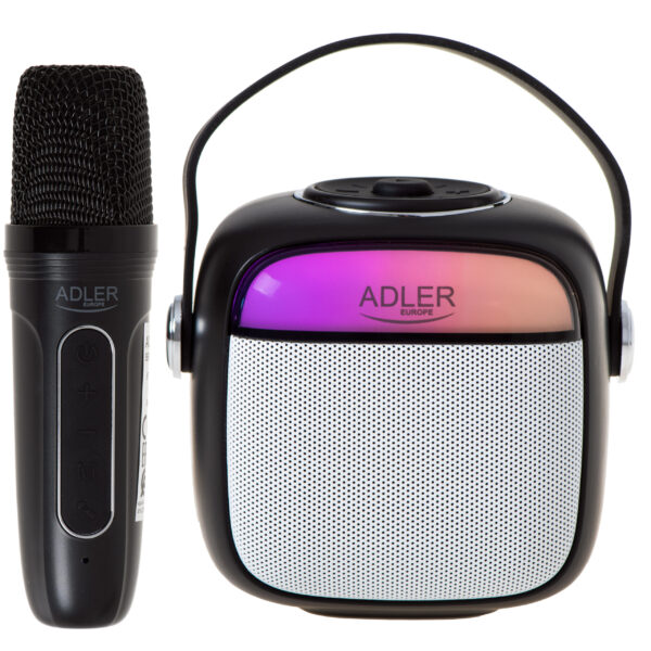Adler Karaoke Speaker With Microphone | AD 1199B | Bluetooth | Wireless connection | Portable | Black