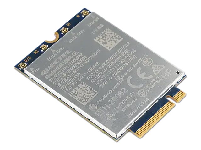 Lenovo Quectel EM160R-GL 4G LTE-A Cat 16 M.2 WWAN Module for X1 2-in-1 Gen 9/P16s Gen 3 | 4XC1Q24437