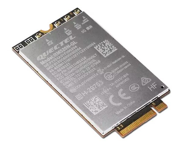 Lenovo ThinkPad Quectel RM520N-GL 5G M.2 WWAN Module for X1 Carbon Gen 12/T14 Gen 5 | 4XC1Q24434