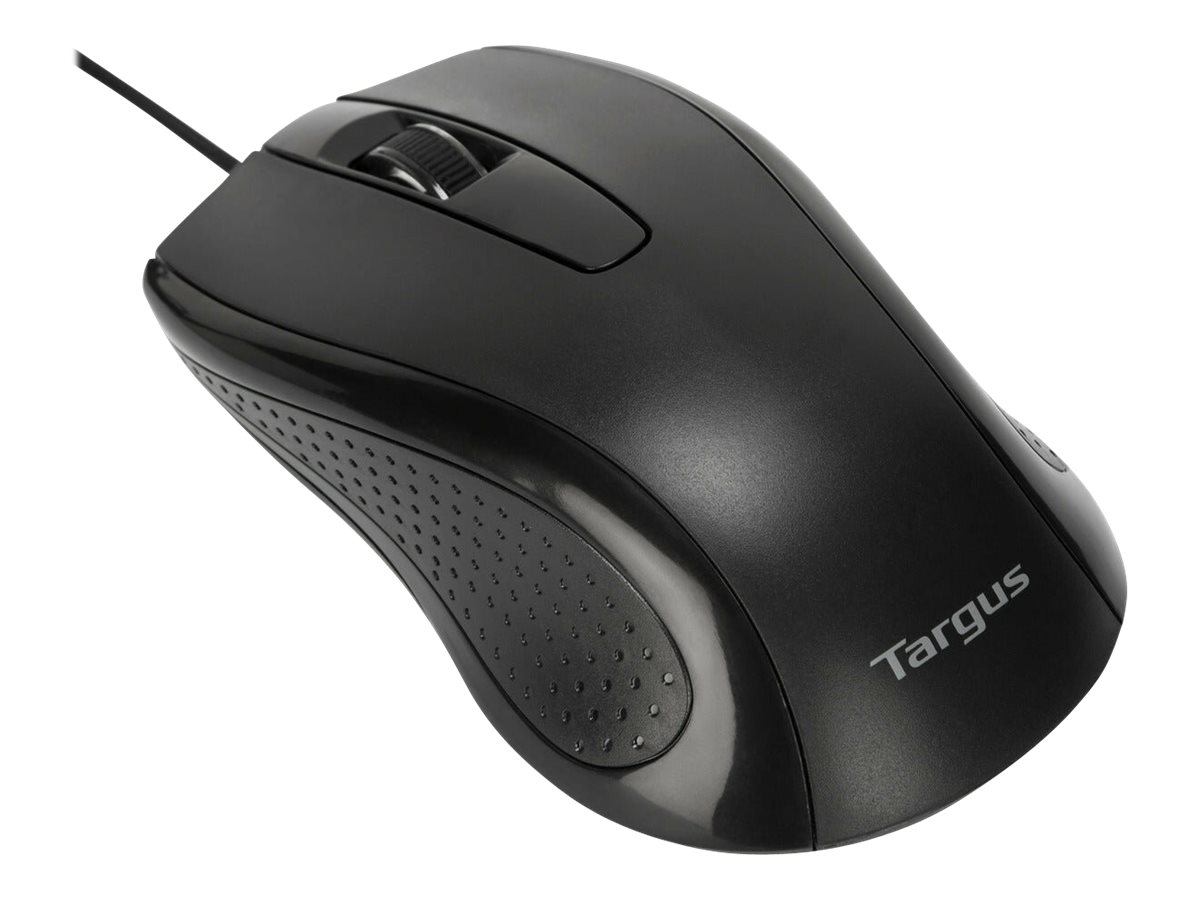 Targus Full-Size Optical Antimicrobial Wired Mouse | Targus Mouse | Full-Size Optical Antimicrobial | Wired | Black - Image 5