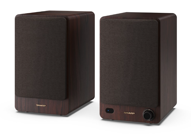 Sharp CP-SS30 Bookshelf Speakers, Brown | Sharp | Speakers | CP-SS30(BR) Bookshelf | 60 W | Bluetooth | Brown | Wireless connection - Image 7