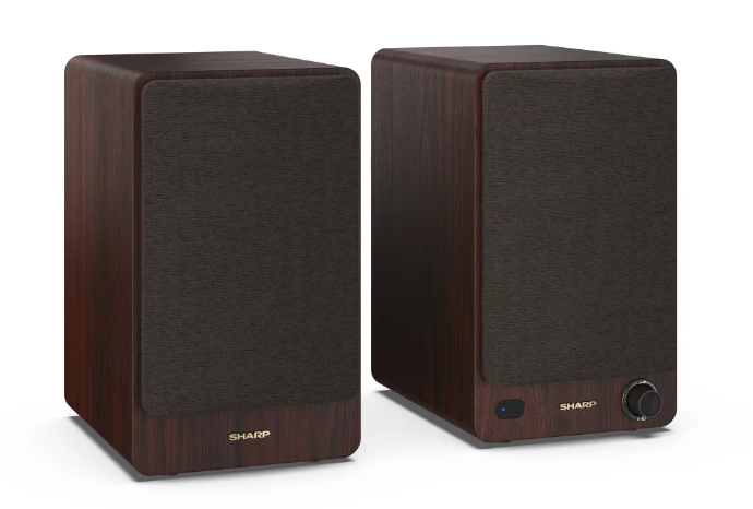 Sharp CP-SS30 Bookshelf Speakers, Brown | Sharp | Speakers | CP-SS30(BR) Bookshelf | 60 W | Bluetooth | Brown | Wireless connection - Image 8