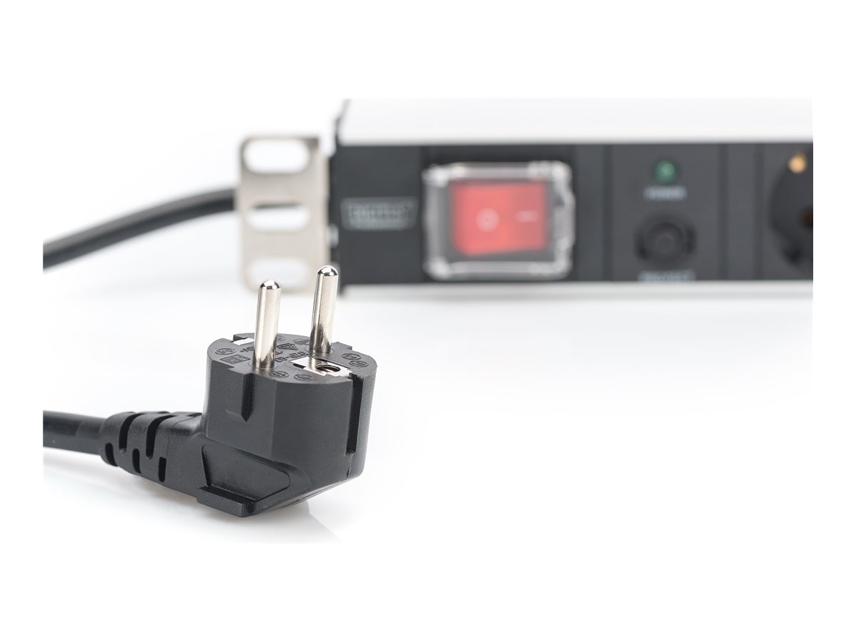 Digitus | Aluminum outlet strip with overload protection | DN-95403 | Sockets quantity 7 - Image 3
