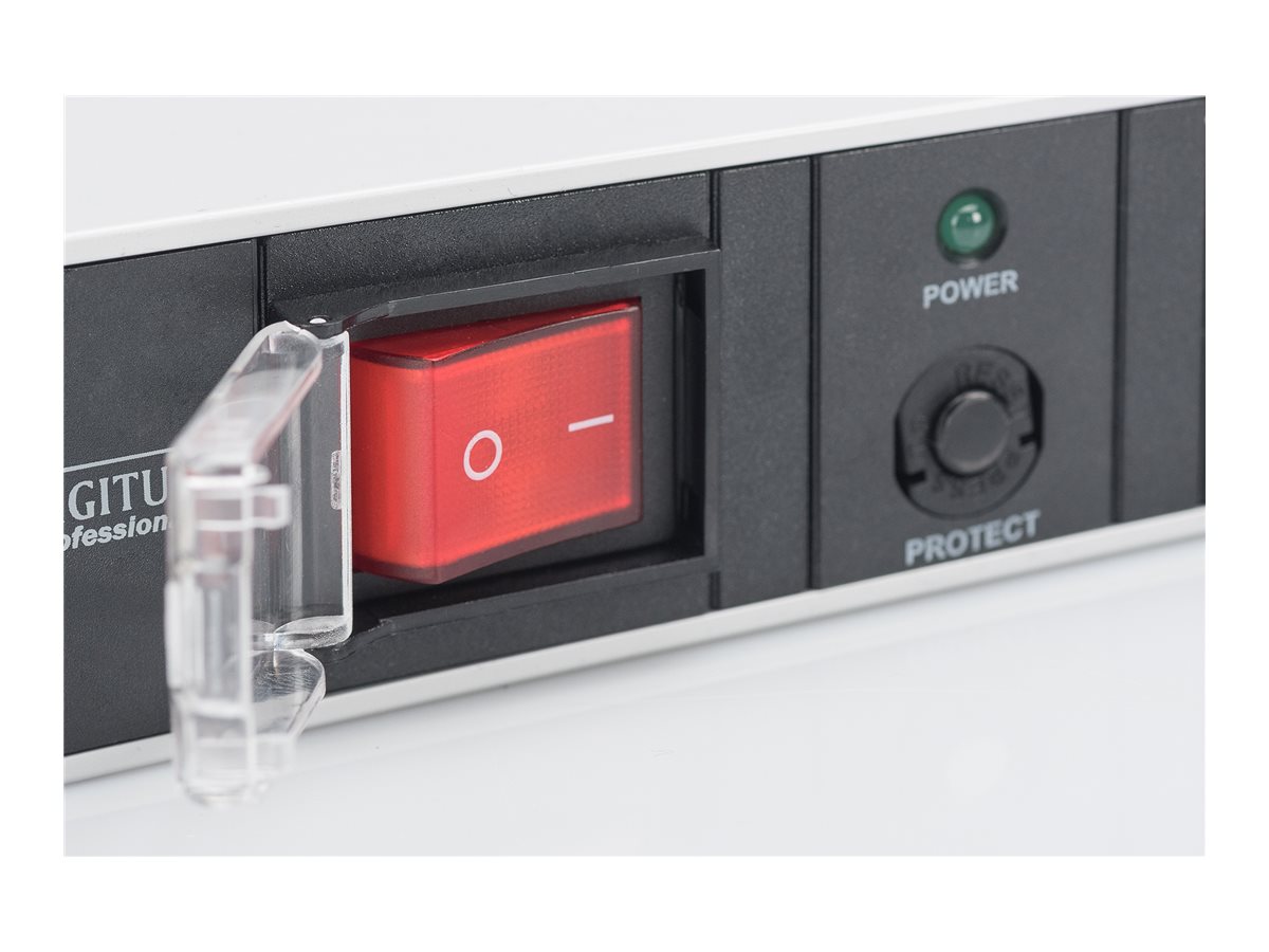 Digitus | Aluminum outlet strip with overload protection | DN-95403 | Sockets quantity 7 - Image 4