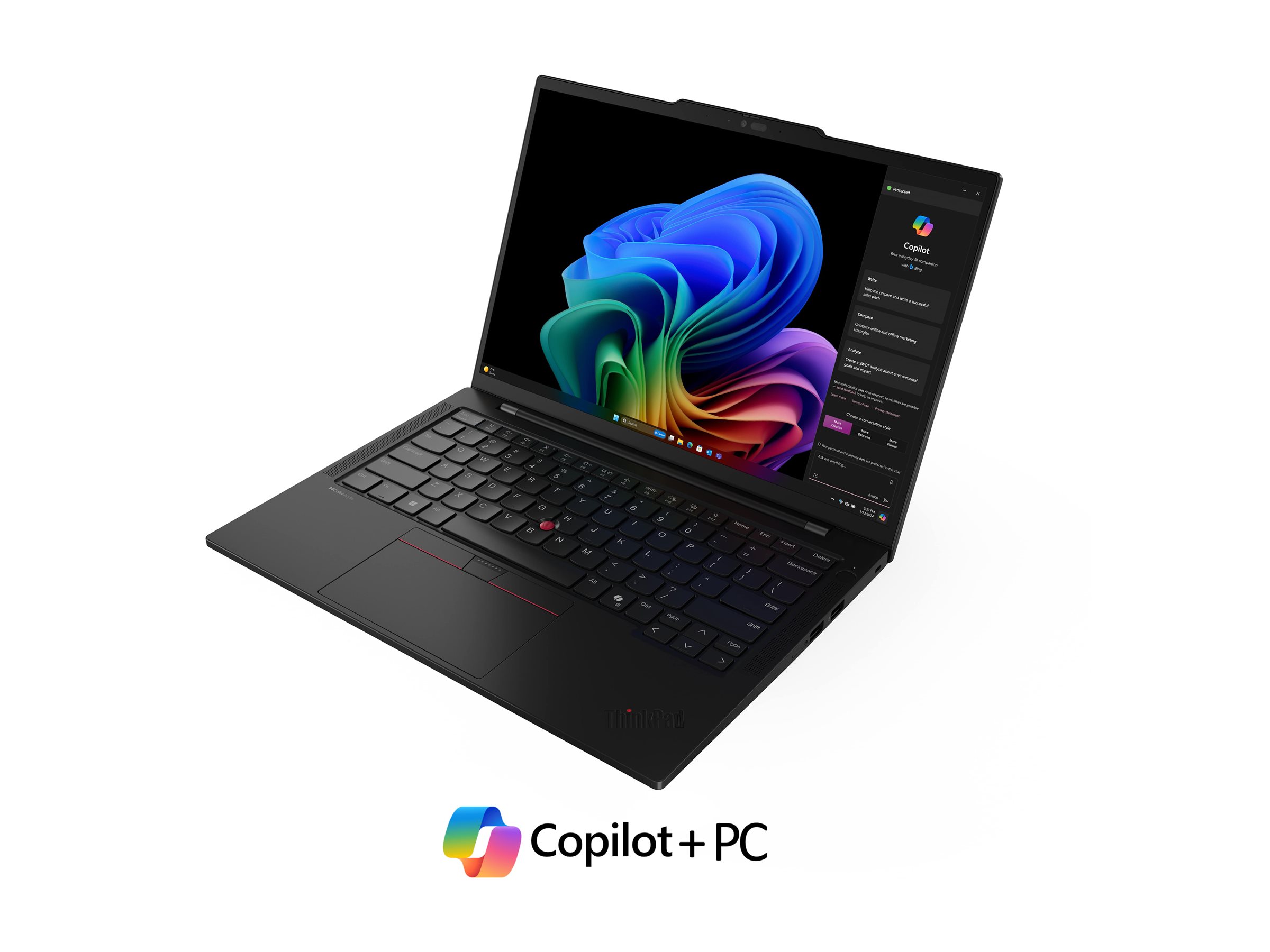 Lenovo ThinkPad T14s | Black | 14 " | IPS | WUXGA | 1920 x 1200 pixels | Anti-glare | Snapdragon X Elite | X1E-78-100 | 32 GB | Soldered LPDDR5x | Solid-state drive capacity 1000 GB | Qualcomm Adreno GPU | Windows 11 Pro | 802.11be | Bluetooth version 5.3 | Keyboard language English | Keyboard backlit | Warranty 36 month(s) | Battery warranty 12 month(s) - Image 3