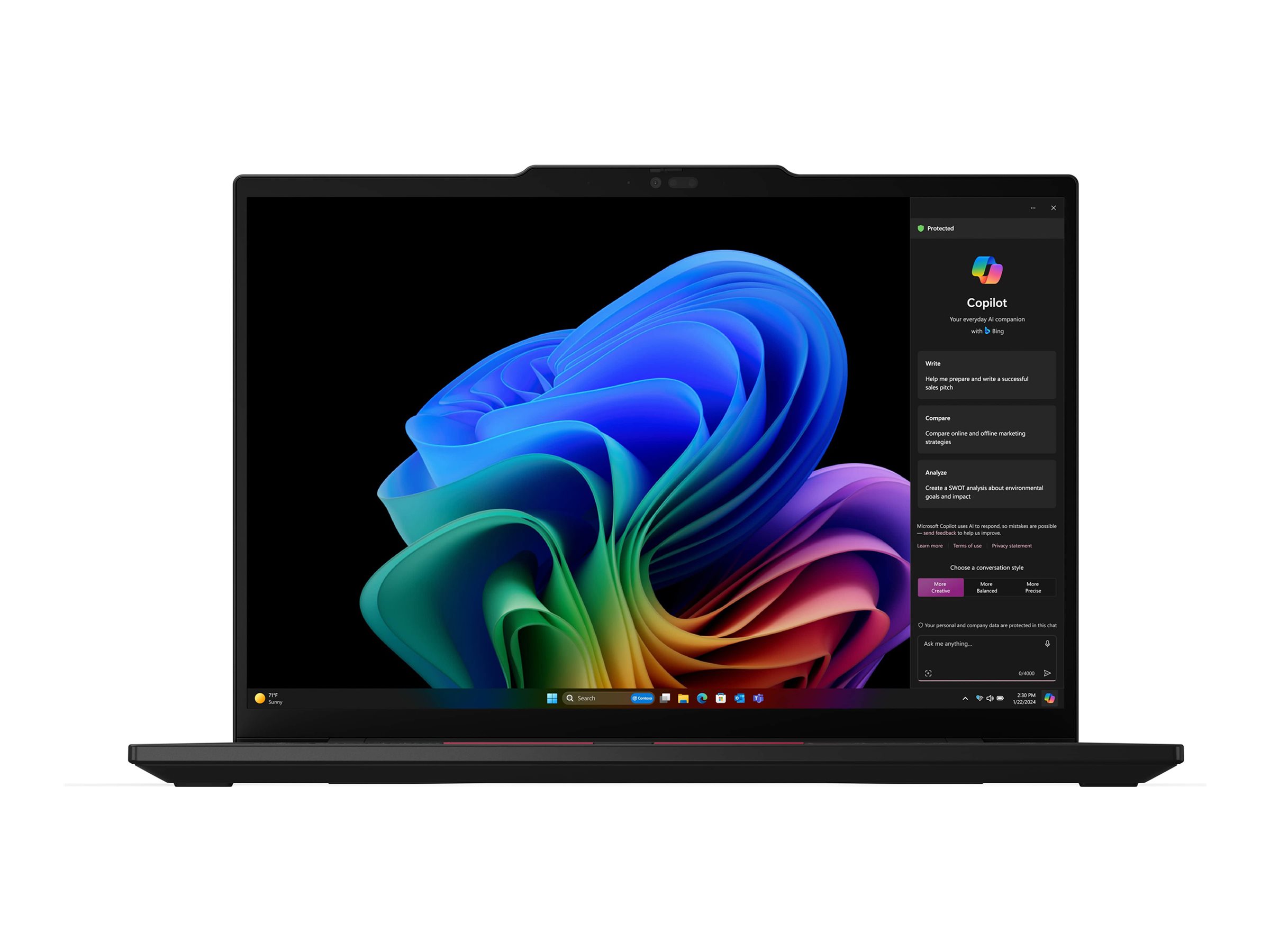 Lenovo ThinkPad T14s | Black | 14 " | IPS | WUXGA | 1920 x 1200 pixels | Anti-glare | Snapdragon X Elite | X1E-78-100 | 32 GB | Soldered LPDDR5x | Solid-state drive capacity 1000 GB | Qualcomm Adreno GPU | Windows 11 Pro | 802.11be | Bluetooth version 5.3 | Keyboard language English | Keyboard backlit | Warranty 36 month(s) | Battery warranty 12 month(s) - Image 7