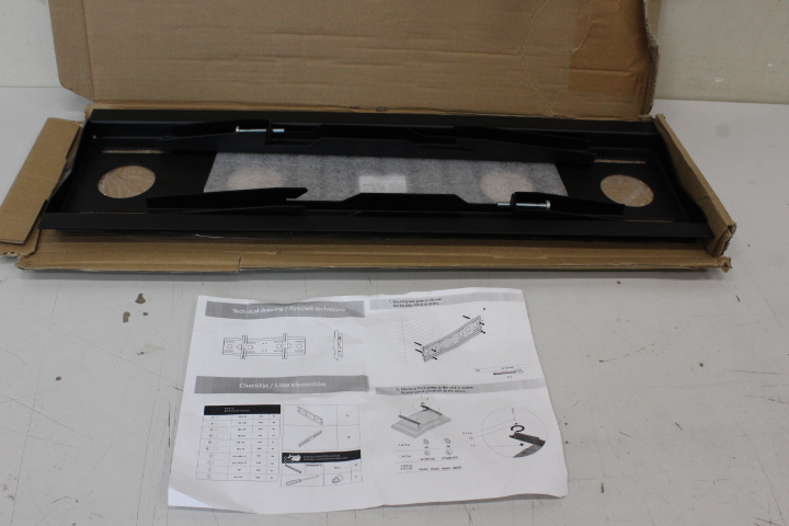 SALE OUT. | EDBAK | Wall mount | 40-75 " | Maximum weight (capacity) 80 kg | DAMAGED PACKAGING, USED, MISSING SCREWS | Black - Image 3