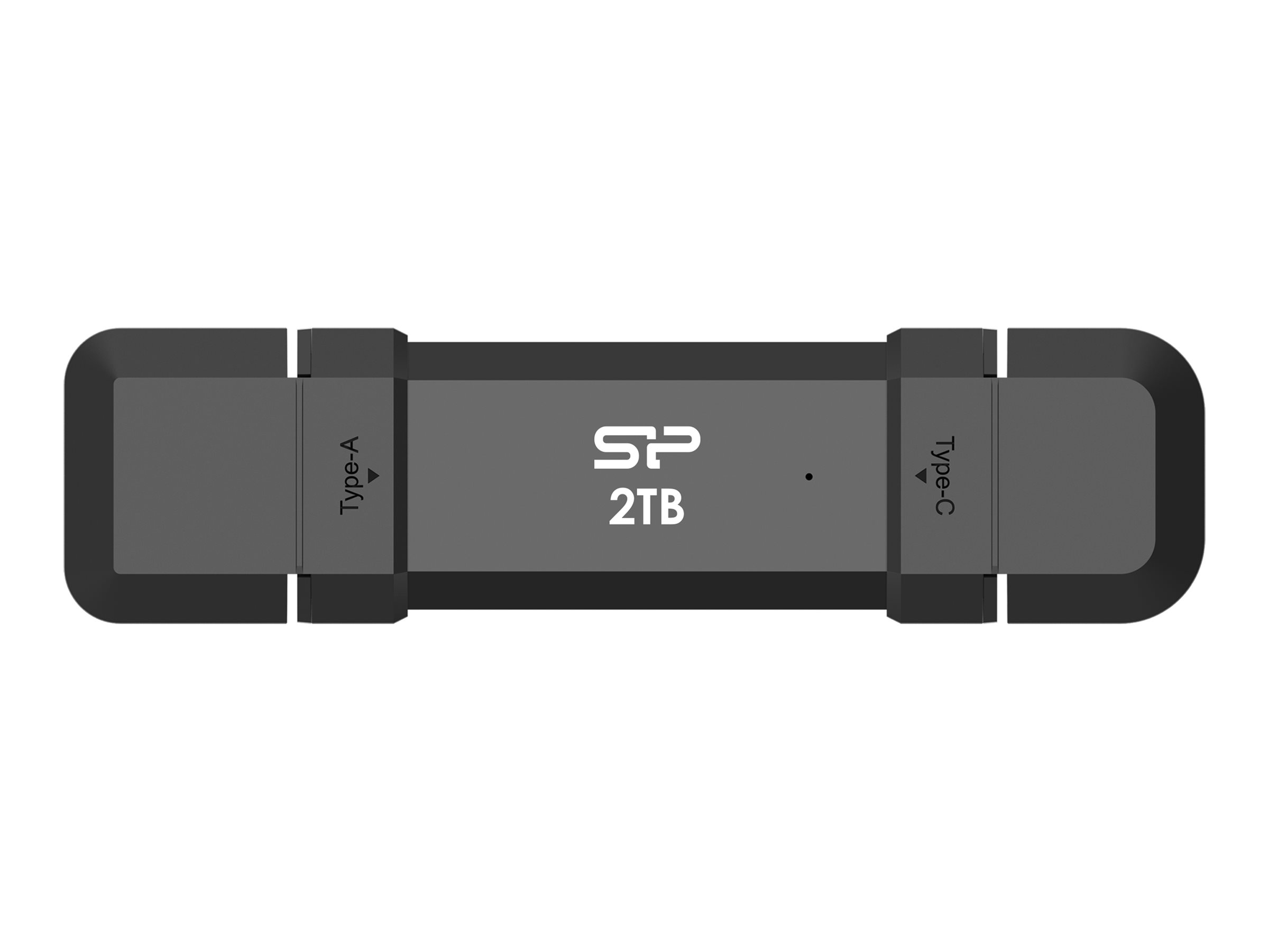 Silicon Power Portable External SSD | DS72 | 1000 GB | USB Type-A, USB Type-C 3.2 Gen 2 | Black - Image 2