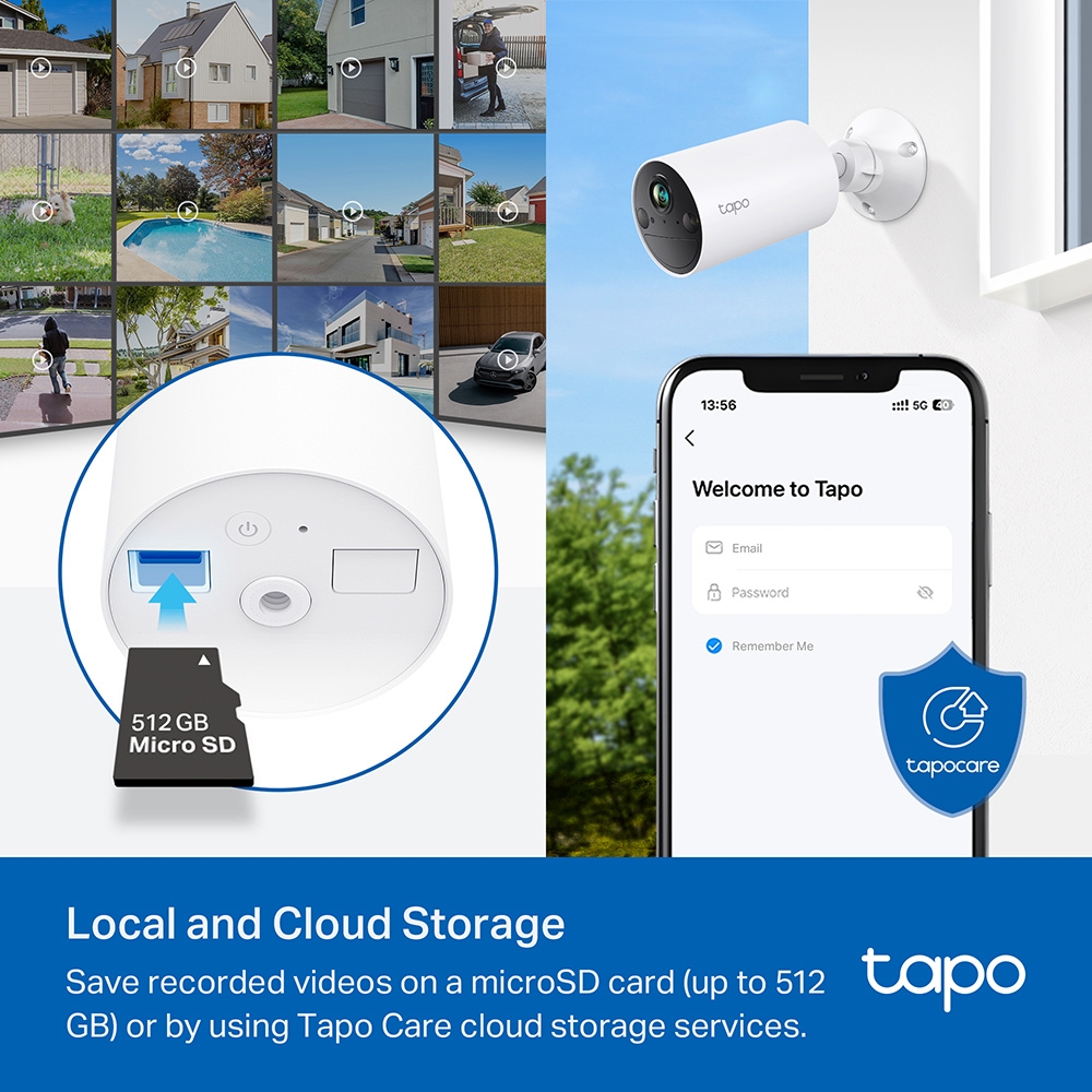 TP-LINK | Smart Wire-Free Indoor/Outdoor Security Camera | Tapo C410 | Bullet | 3 MP | 3.17mm/F1.65 | H.264 | Micro SD, Max. 512 - Image 6