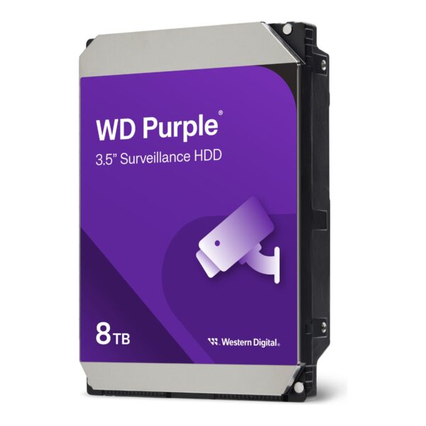 Western Digital Surveillance Hard Drive | Purple Surveillance WD85PURZ | 5640 RPM | 8000 GB