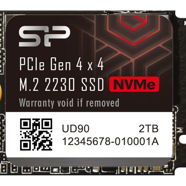 Silicon Power SSD | UD90 | 500 GB | SSD form factor M.2 2230 | Solid-state drive interface PCIe Gen4x4 | Read speed 4700 MB/s | Write speed 1700 MB/s