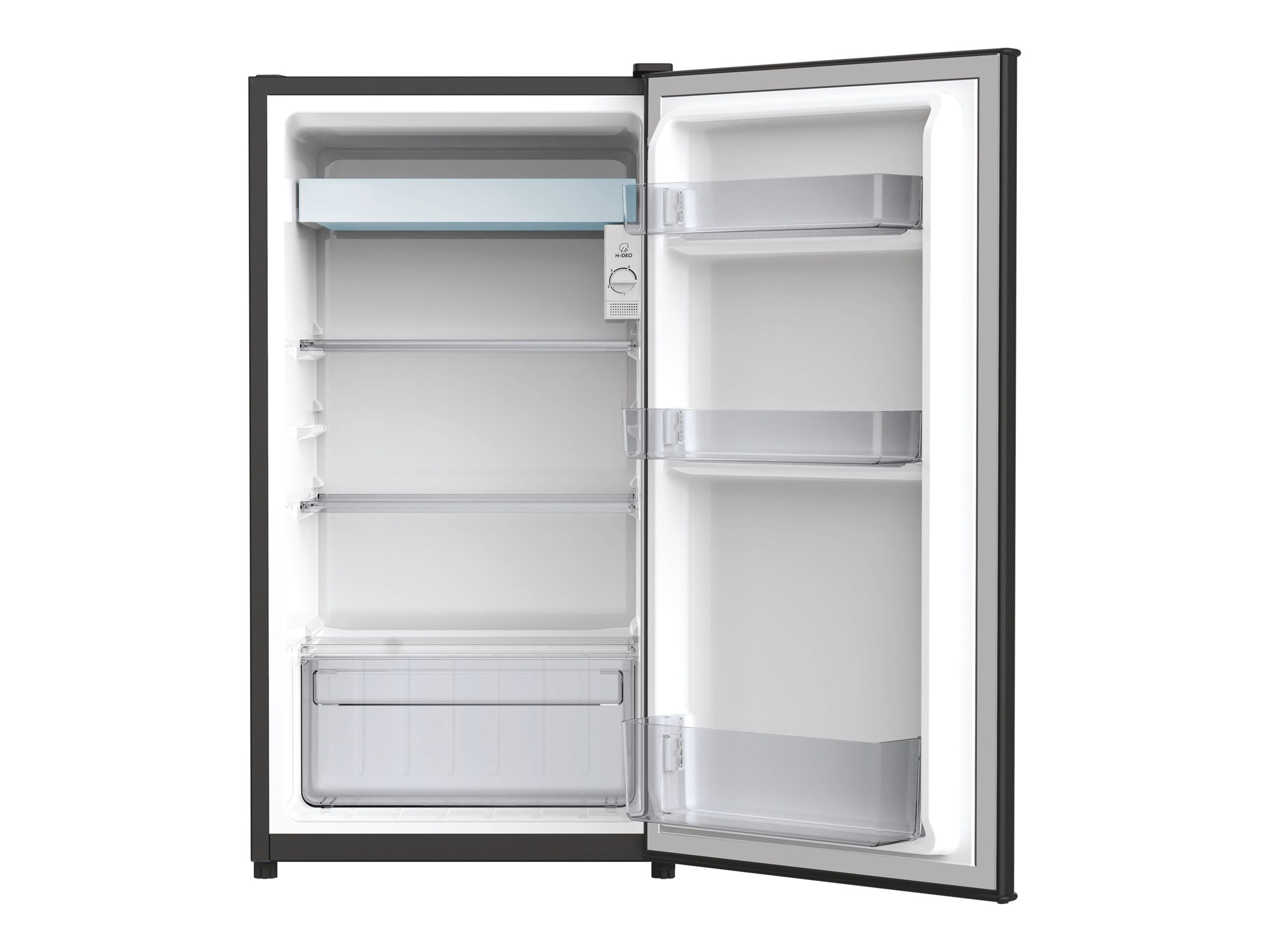 Candy Table Top Refrigerator | CHASD4385EBC | Energy efficiency class E | Free standing | Larder | Height 85 cm | Fridge net capacity 90 L | 37 dB | Black - Image 5