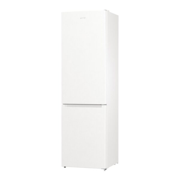 Gorenje Refrigerator | NRK6202EW4 | Energy efficiency class E | Free standing | Combi | Height 200 cm | No Frost system | Fridge net capacity 235 L | Freezer net capacity 96 L | Display | 38 dB | White