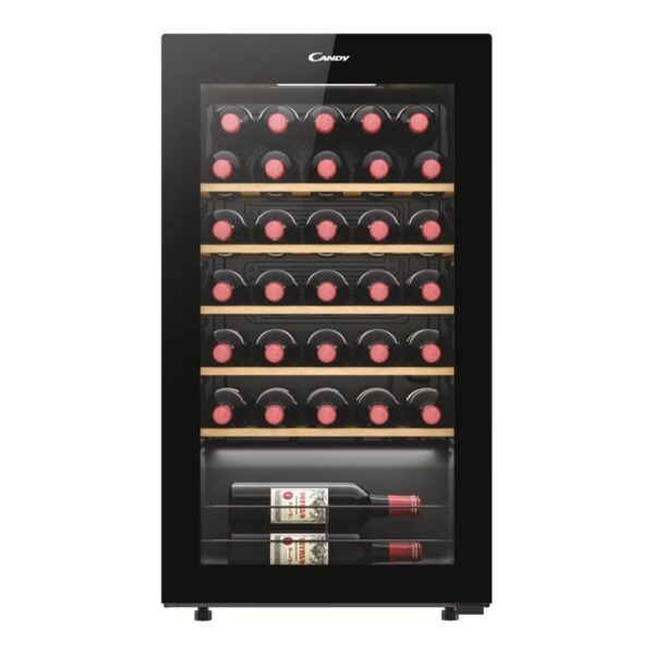 Candy | Wine Cooler | 438063 | Energy efficiency class G | Free standing | Bottles capacity 34 | Black