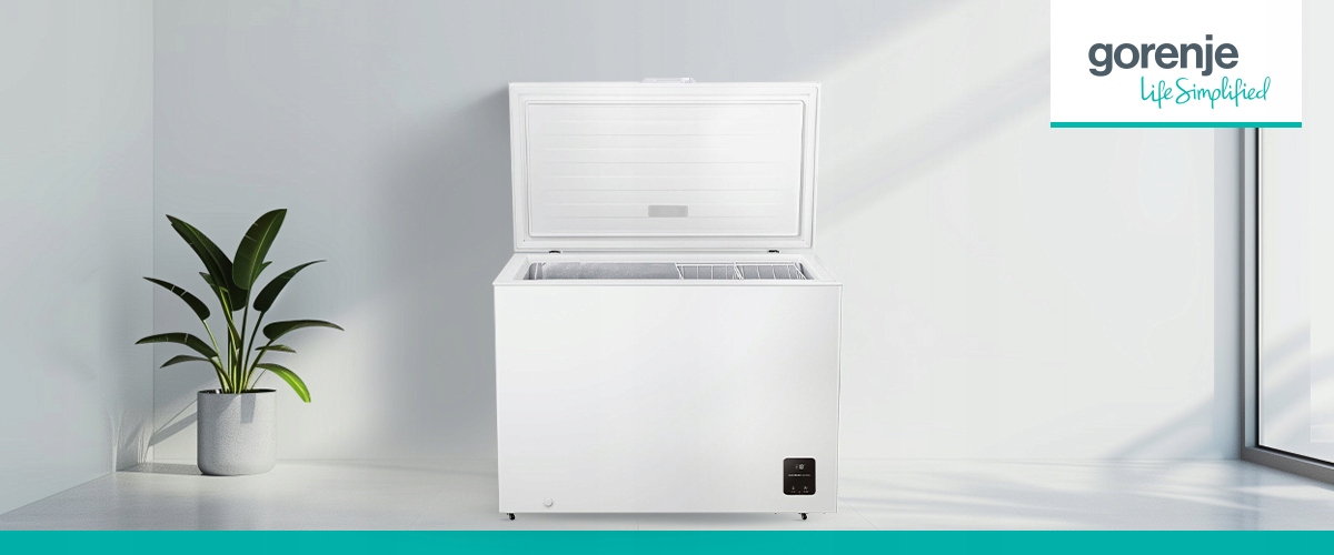 Gorenje Freezer | FH30EAW | Energy efficiency class E | Chest | Free standing | Height 84.7 cm | Total net capacity 297 L | Display | White - Image 4