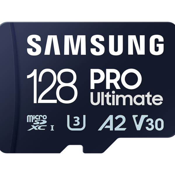 Samsung | MicroSD Card with Card Reader | PRO Ultimate | 128 GB | microSDXC Memory Card | Flash memory class U3, V30, A2