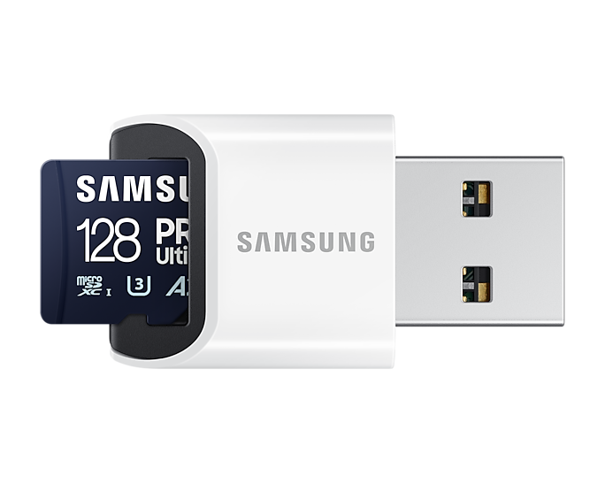 Samsung | MicroSD Card with Card Reader | PRO Ultimate | 128 GB | microSDXC Memory Card | Flash memory class U3, V30, A2 - Image 4