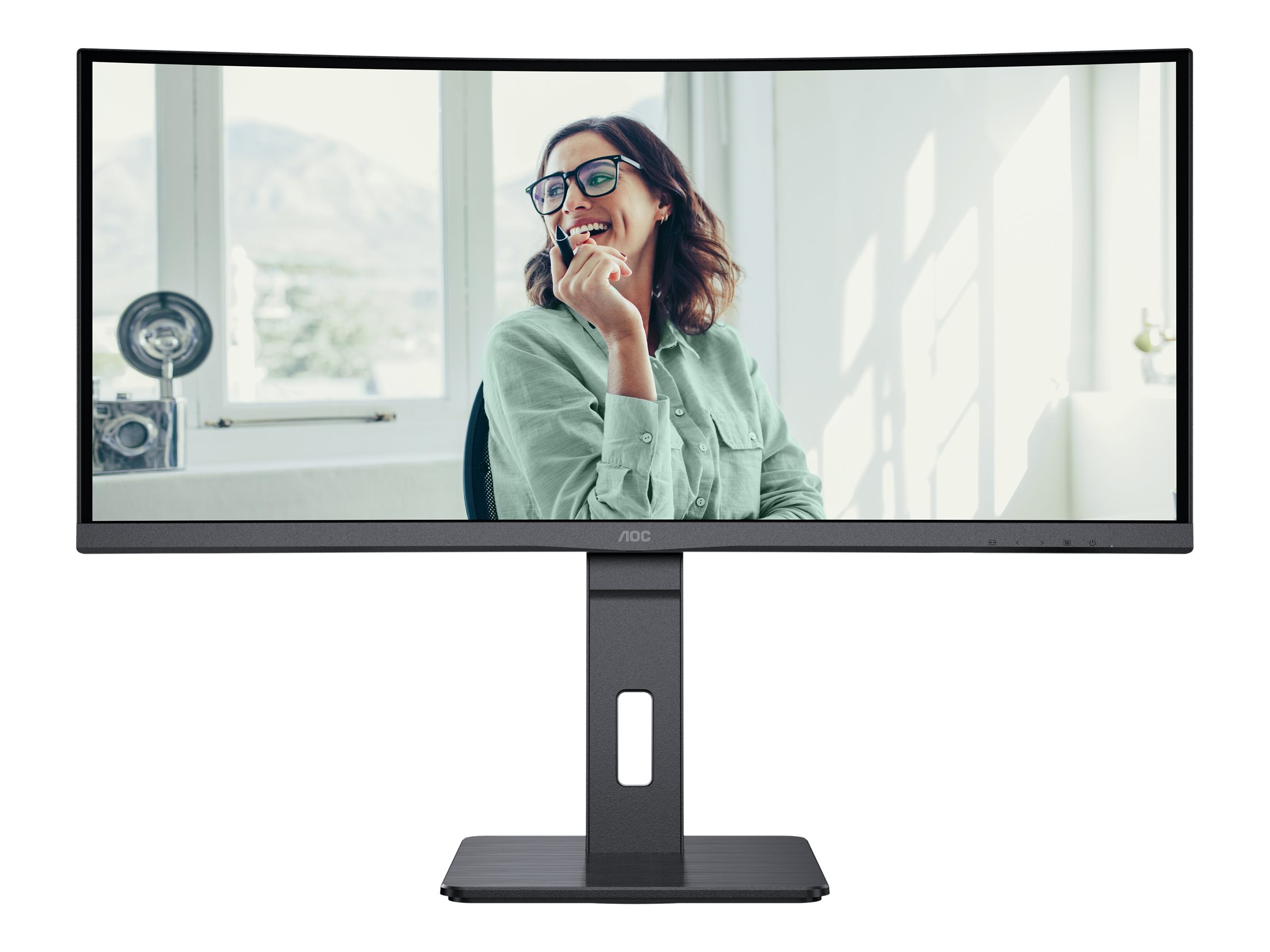 AOC | CU34P3CV | 34 " | VA | 21:9 | 100 Hz | 4 ms | 3440 x 1440 pixels | HDMI ports quantity 1 - Image 2