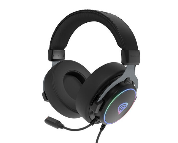 Genesis Gaming Headset | Neon 764 | Wired | Over-ear | Microphone | Black