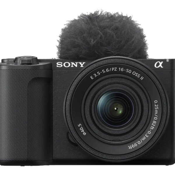 Sony Mirrorless Vlog Camera | ZV-E10M2KB ZV-E10 II and 16-50mm Lens Kit | Mirrorless Camera body | 27 MP | ISO sensitivity (max) 102400 | Display diagonal 3 " | Video recording | Wi-Fi | Fast Hybrid AF | Magnification 2 x | APS-C type (23.3 x 15.5 mm), Exmor R CMOS sensor | Black
