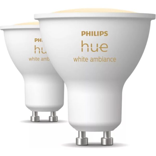 Philips Hue Smart Spotlight, 2 pcs pack | GU10 | 4.2 W | Warm to cool white light