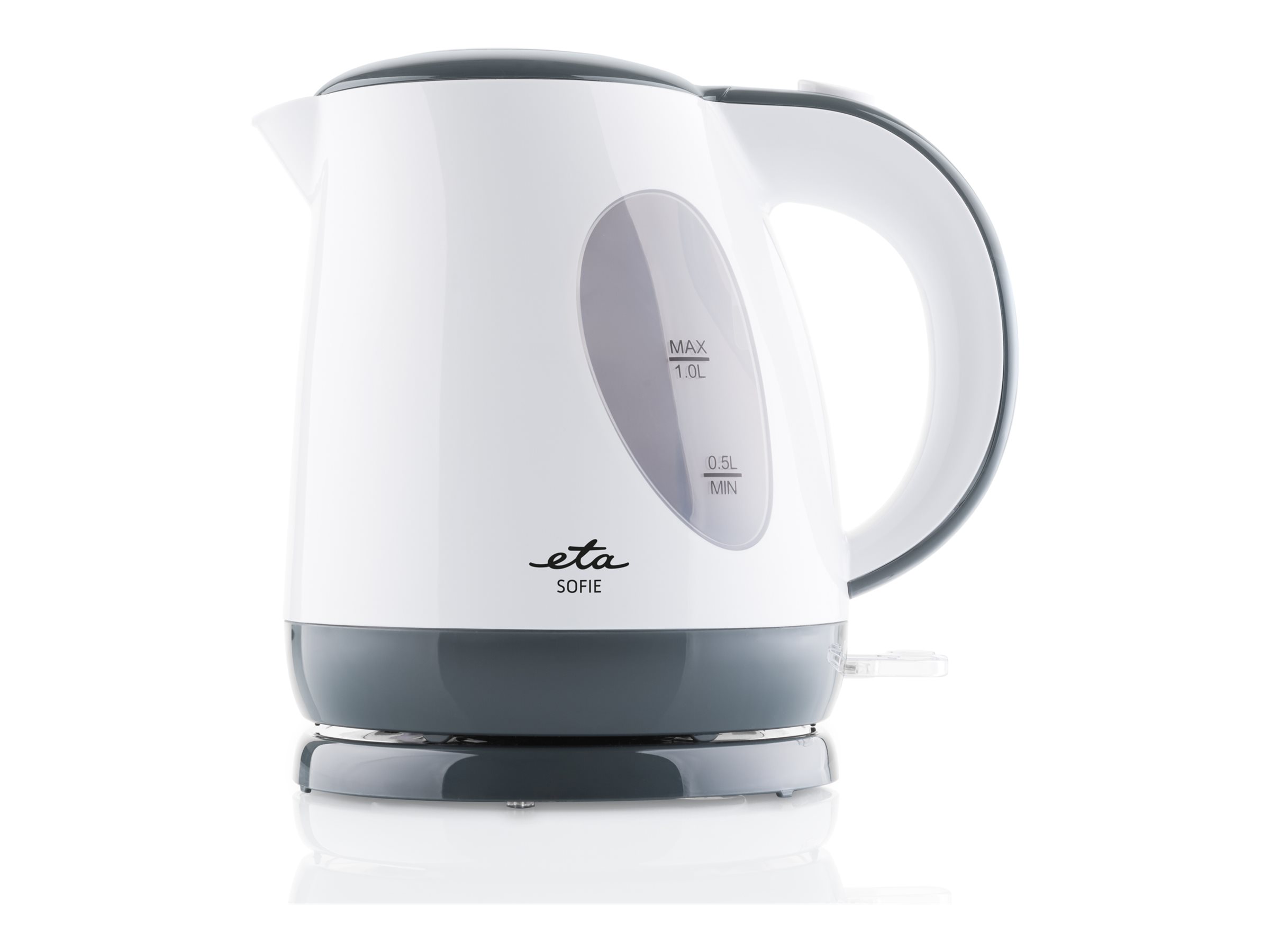 ETA Kettle | ETA560490000 SOFIE | Electric | 2200 W | 1 L | Plastic | 360° rotational base | White - Image 2