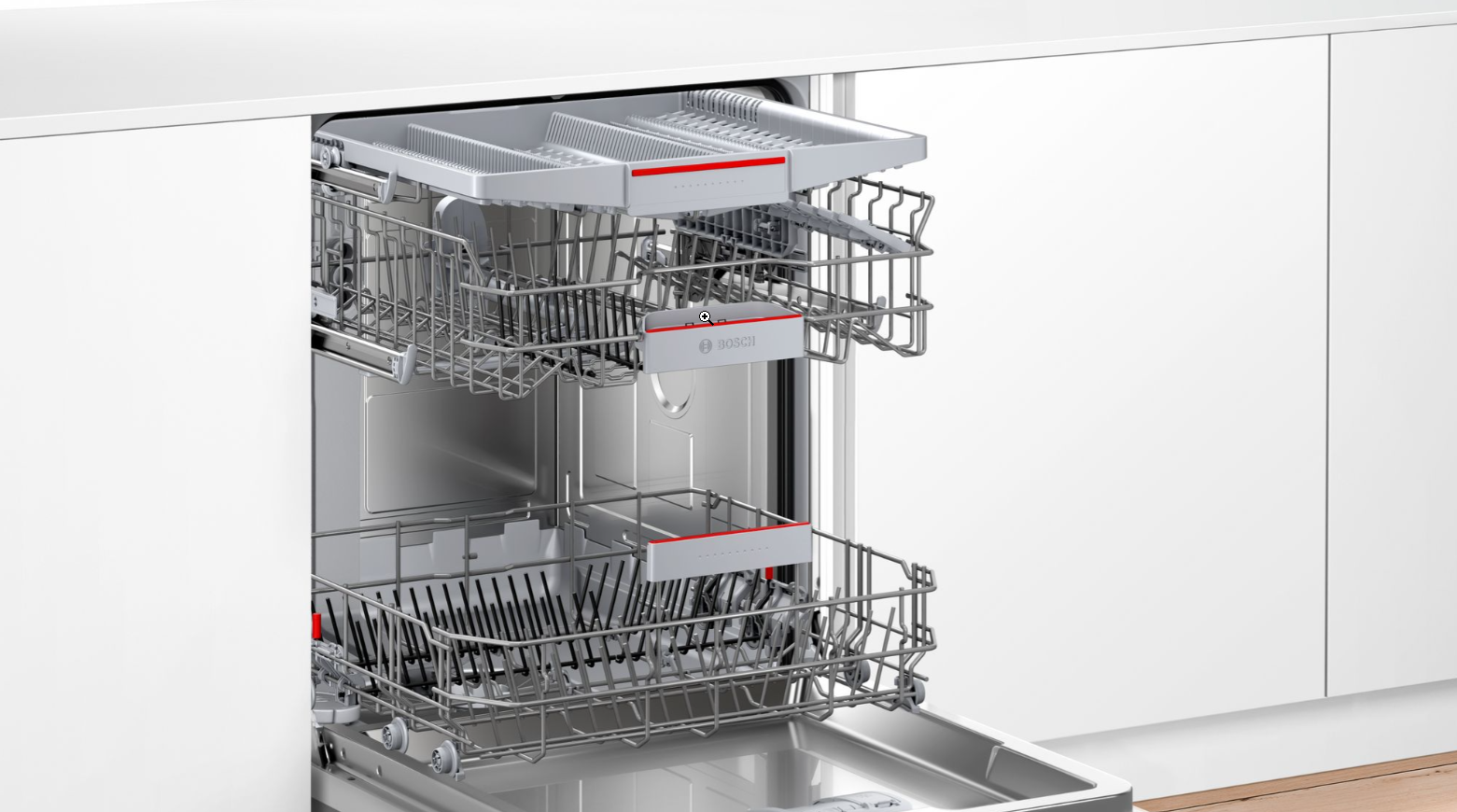 Dishwasher | SMV4HVX00E | Built-in | Width 59.8 cm | Number of place settings 14 | Number of programs 6 | Energy efficiency class D | Display | AquaStop function - Image 3