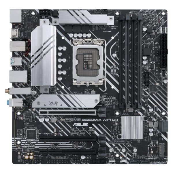 Asus PRIME H770-PLUS | Processor family Intel | Processor socket LGA1700 | DDR5 DIMM | Supported hard disk drive interfaces SATA, M.2 | Number of SATA connectors 4