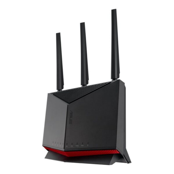 Wireless Wifi 7 Dual Band Gigabit Router | RT-BE86U | 802.11be | 6800 Mbit/s | Ethernet LAN (RJ-45) ports 5 | Mesh Support Yes | MU-MiMO No | 4G/5G | Antenna type External/Internal | 2