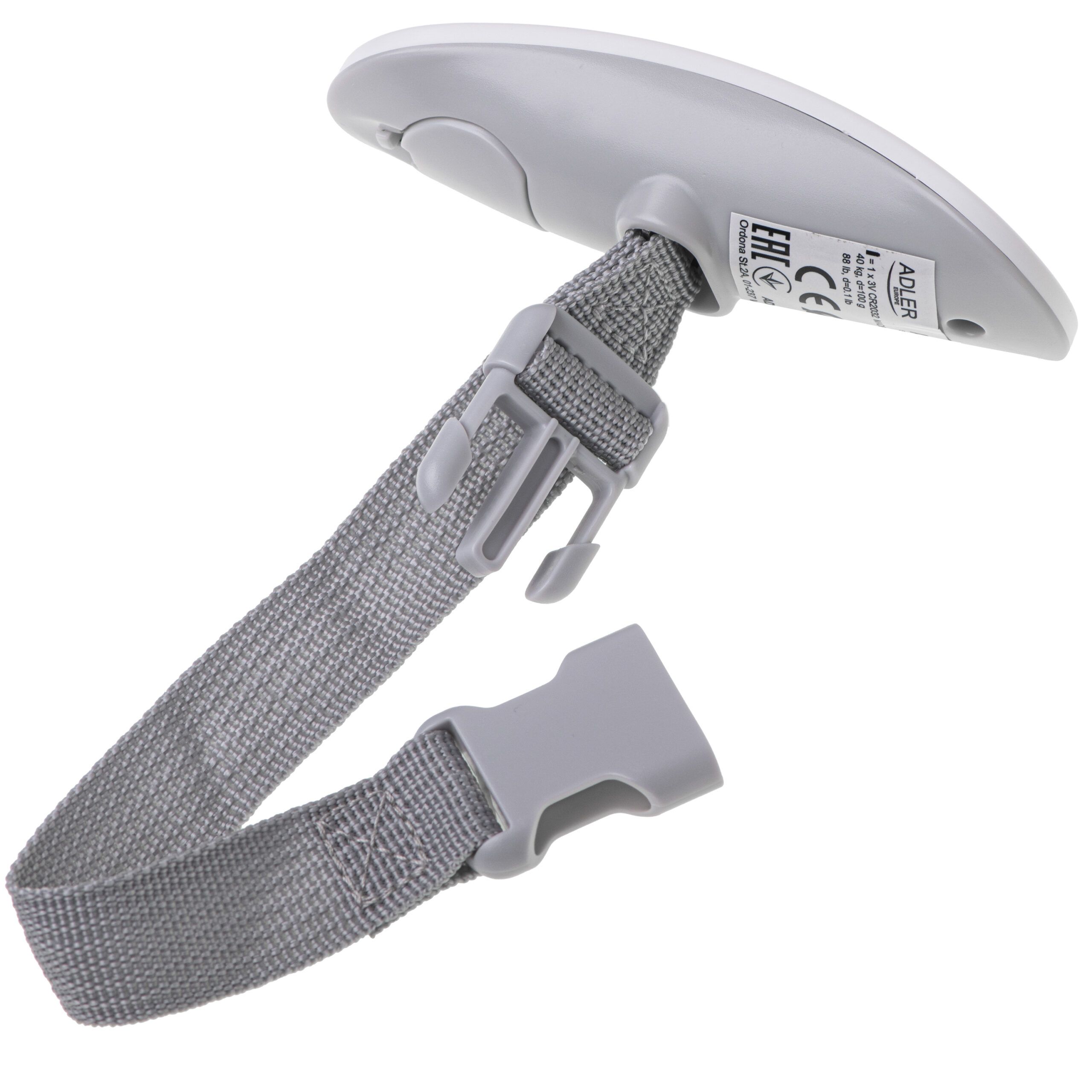 Adler | Travel Luggage Scale | AD 8189 | Maximum weight (capacity) 40 kg | Accuracy 100 g | White - Image 4