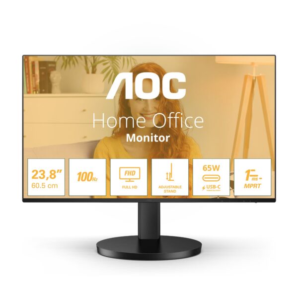 AOC | 27B3CF2 | 27 " | IPS | FHD | 16:9 | 100 Hz | 4 ms | 1920 x 1080 pixels | 250 cd/m² | HDMI ports quantity 1