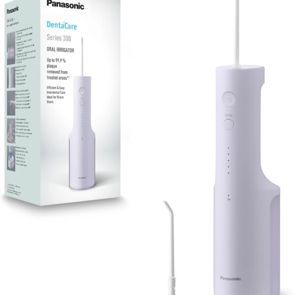 Panasonic Oral Irrigator | EW-DJ26-V303 | Cordless | 200 ml | Number of heads 2 | White