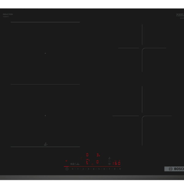 Bosch | Hob | PVS63KHC1Z Series 6 | Induction | Number of burners/cooking zones 4 | Touch | Timer | Black